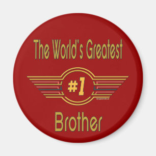 Der bestste Bruder der Welt Magnet