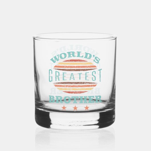 Der Bestste Bruder der Welt Whiskyglas (Rückseite)