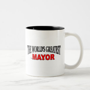 Der bestste Bürgermeister der Welt Zweifarbige Tasse