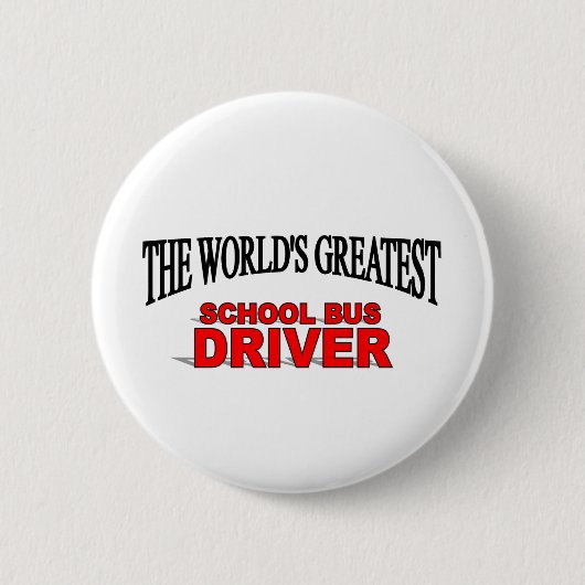 Der bestste Bustreiber der Welt Schul Button (Vorderseite)