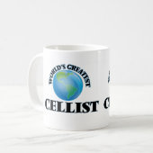 Der bestste Cellist der Welt Kaffeetasse (Vorderseite Links)