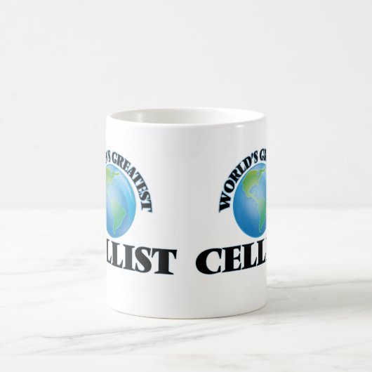 Der bestste Cellist der Welt Kaffeetasse (Mittel)