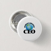 Der bestste CEO der Welt Button (Vorne & Hinten)