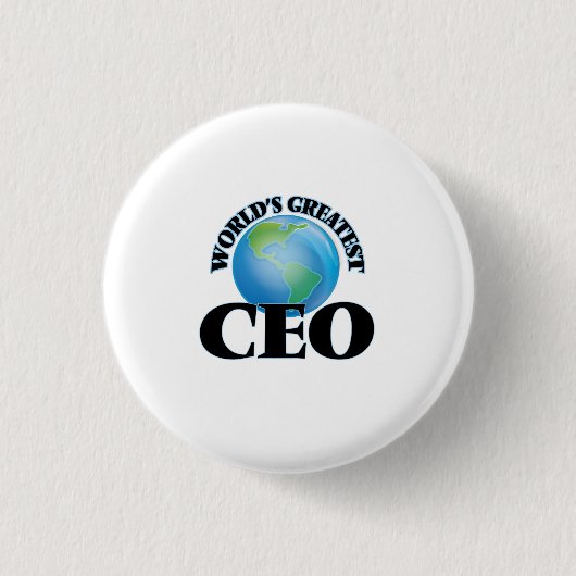 Der bestste CEO der Welt Button (Vorderseite)