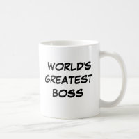 Der bestste Chef-" Tasse "der Welt