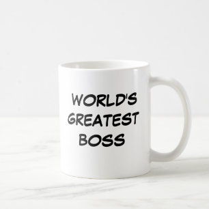 Der bestste Chef-" Tasse "der Welt
