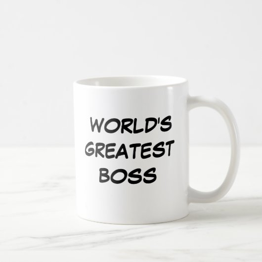 Der bestste Chef-" Tasse "der Welt (Rechts)