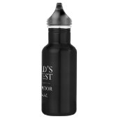 Der bestste Chiropraktor der Welt personalisiert Edelstahlflasche (Rechts)