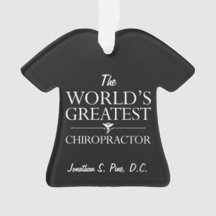 Der bestste Chiropraktor-personalisierter T - Ornament