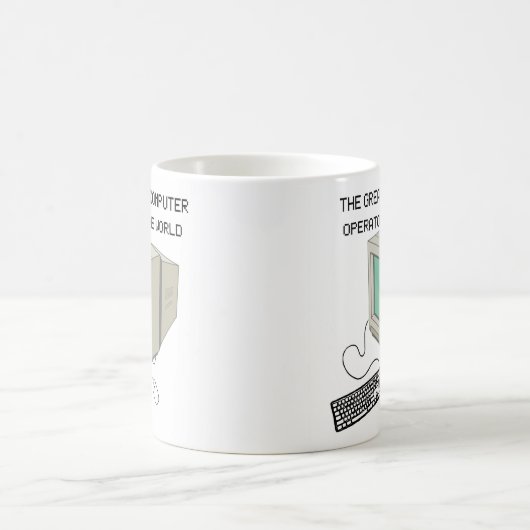 Der Bestste Computerbetreiber der Welt Kaffeetasse (Mittel)