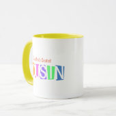 Der bestste Cousin der Retro Welt Tasse (Vorderseite Links)