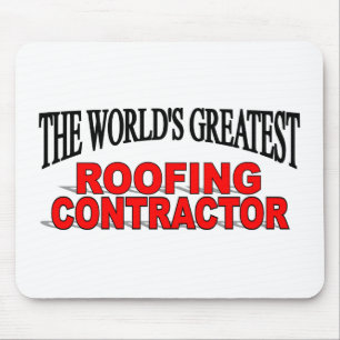 Der bestste das Dach-Auftragnehmer der Welt Mousepad