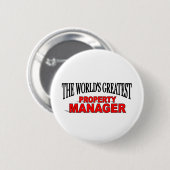 Der bestste das Eigentums-Manager der Welt Button (Vorne & Hinten)