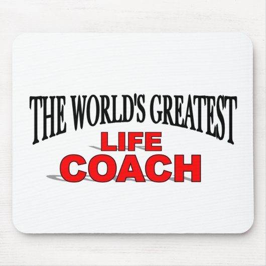 Der bestste das Leben-Trainer der Welt Mousepad (Vorne)