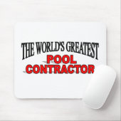 Der bestste das Pool-Auftragnehmer der Welt Mousepad (Mit Mouse)