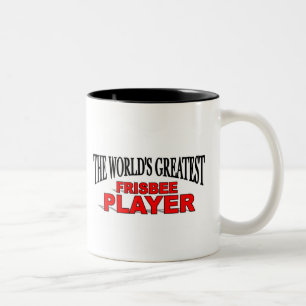 Der bestste der Frisbee-Spieler der Welt Zweifarbige Tasse