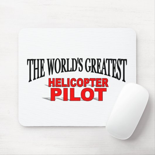 Der bestste der Hubschrauber-Pilot der Welt Mousepad (Mit Mouse)