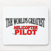 Der bestste der Hubschrauber-Pilot der Welt Mousepad (Vorne)