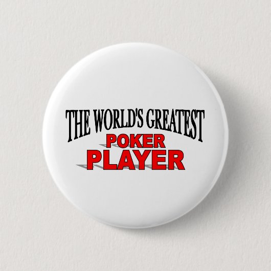 Der bestste der Poker-Spieler der Welt Button (Vorderseite)