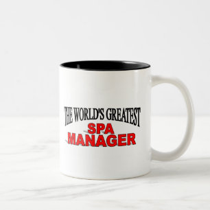Der bestste der Wellness-Center-Manager der Welt Zweifarbige Tasse
