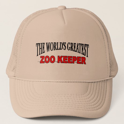 Der bestste der Zoo-Wächter der Welt Truckerkappe (Vorderseite)