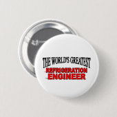 Der bestste die Abkühlungs-Ingenieur der Welt Button (Vorne & Hinten)