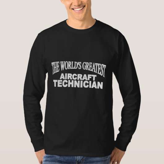 Der bestste die Flugzeug-Techniker der Welt T-Shirt (Vorderseite)