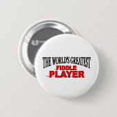 Der bestste die Geigen-Spieler der Welt Button (Vorne & Hinten)