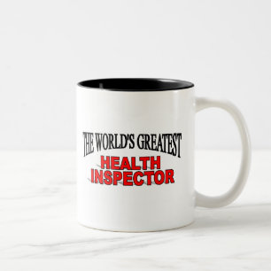 Der bestste die Gesundheits-Inspektor der Welt Zweifarbige Tasse