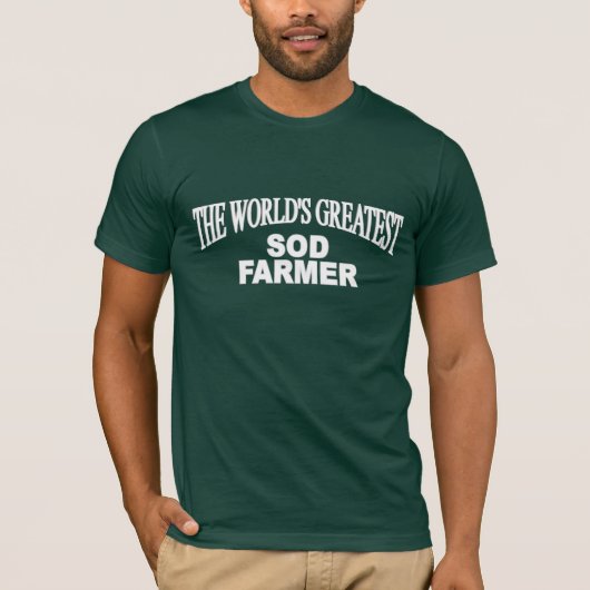 Der bestste die Grasscholle-Bauer der Welt T-Shirt (Vorderseite)