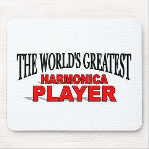 Der bestste die Harmonika-Spieler der Welt Mousepad