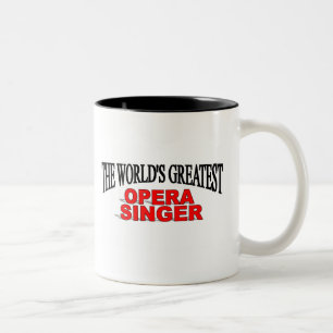 Der bestste die Opern-Sänger der Welt Zweifarbige Tasse