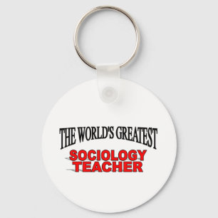 Der bestste die Soziologie-Lehrer der Welt Schlüsselanhänger