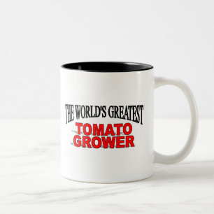 Der bestste die Tomate-Züchter der Welt Zweifarbige Tasse