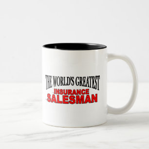 Der bestste die Versicherungs-Verkäufer der Welt Zweifarbige Tasse