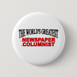 Der bestste die Zeitungs-Kolumnist der Welt Button