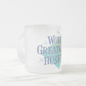 Der bestste Ehemann der Welt Mattglastasse (Vorderseite Links)