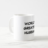 Der bestste Ehemann-" Tasse "der Welt (Vorderseite Links)