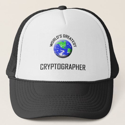 Der bestste Entcoder der Welt Truckerkappe (Vorderseite)