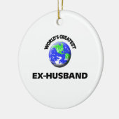 Der bestste Ex-Ehemann der Welt Keramikornament (Links)