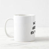 Der bestste ex Ehemann-" Tasse "der Welt (Links)