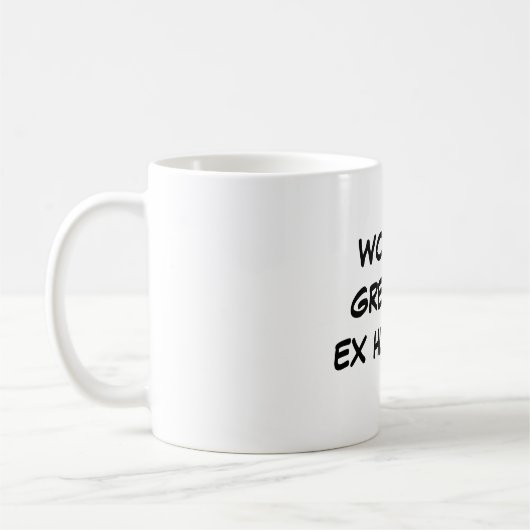 Der bestste ex Ehemann-" Tasse "der Welt (Links)