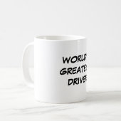 Der bestste Fahrer-" Tasse "der Welt (Vorderseite Links)
