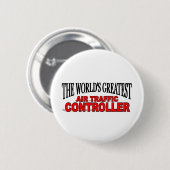 Der bestste Fluglotse der Welt Button (Vorne & Hinten)