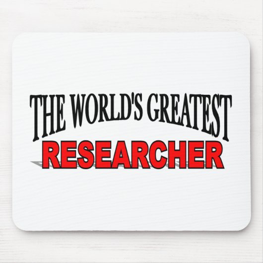 Der bestste Forscher der Welt Mousepad (Vorne)