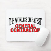 Der bestste General Contractor der Welt Mousepad (Mit Mouse)
