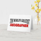 Der bestste Geograph der Welt Karte (Gelbe Blume)