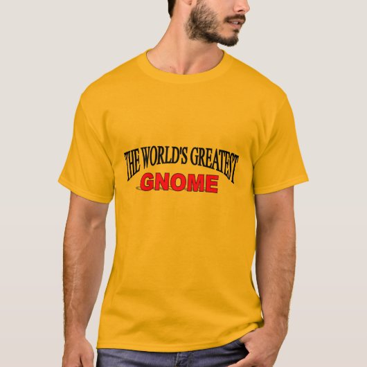 Der bestste Gnome der Welt T-Shirt (Vorderseite)