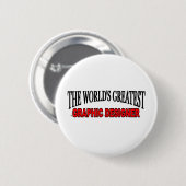 Der bestste Grafikdesigner der Welt Button (Vorne & Hinten)