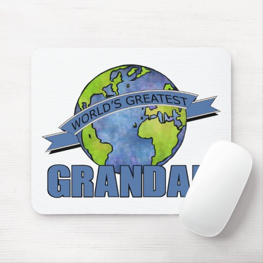 Der bestste Grandad der Welt Mousepad (Mit Mouse)